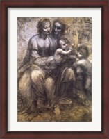 Framed Virgin and Child with St. Anne and Infant St. John the Baptist