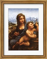 Framed Madonna of the Yarnwinder