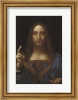 Framed Salvator Mundi