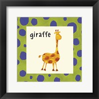 Framed Giraffe with Border