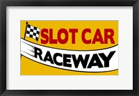 Framed Slot Car Raceway