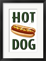 Framed Hot Dog Vertical
