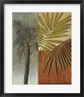 Framed Palm Leaves I