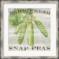 Framed Farm Fresh Peas