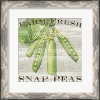 Framed Farm Fresh Peas