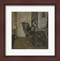 Framed Thadee Natanson, Ker-Xavier Roussel and Vuillard's Reflection in the Mirror, 1907-1908