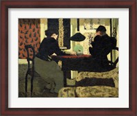 Framed Two Women Under a Lamp, 1892