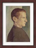 Framed Portrait of the Dutch Painter Jan Verkade, 1893