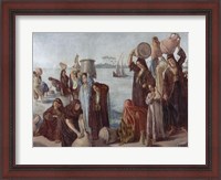 Framed Women Drawing Water from the Nile