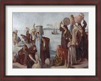 Framed Women Drawing Water from the Nile