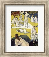 Framed Bathers with a Red cow, 1887