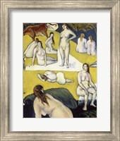 Framed Bathers with a Red cow, 1887