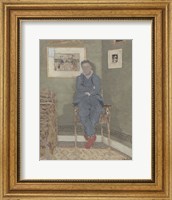 Framed Portrait of Felix Vallotton (1865-1925)