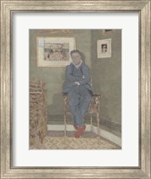Framed Portrait of Felix Vallotton (1865-1925)