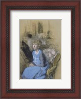 Framed Woman in Blue, c. 1925-1930