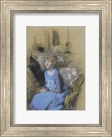 Framed Woman in Blue, c. 1925-1930
