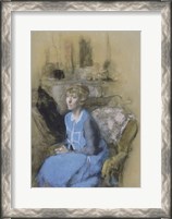 Framed Woman in Blue, c. 1925-1930