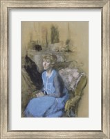 Framed Woman in Blue, c. 1925-1930