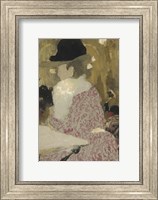 Framed Woman Seated in a Bar