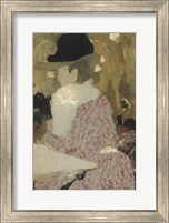 Framed Woman Seated in a Bar