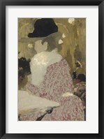 Framed Woman Seated in a Bar
