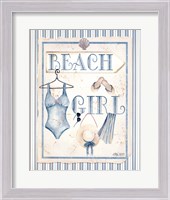 Framed Beach Girl