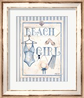 Framed Beach Girl