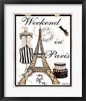 Framed Weekend In Paris