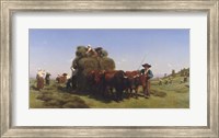 Framed Haymaking in Auvergne, 1855