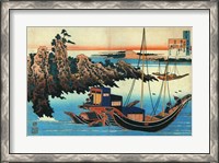 Framed Chinese Fishermen in their Boats