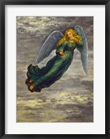 Framed Angel In The Clouds