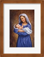 Framed Mary And Baby Jesus