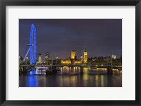 Framed Thames at Night