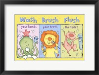 Framed Wash-Brush-Flush