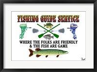 Framed Fishing Guide Service