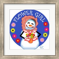 Framed Snow Lady Flower