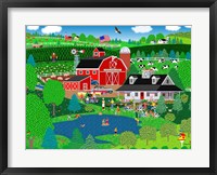 Apple Pond Farm Summer Framed Print