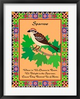 Framed Sparrow Quilt