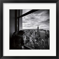 NYC Manhattan View Framed Print