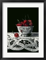 Framed Bowl Of Cherries