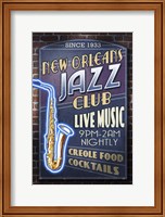 Framed New Orleans Jazz