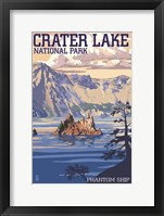 Framed Crater Lake 2