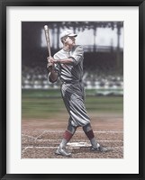 Framed Babe Ruth as a Red Sox