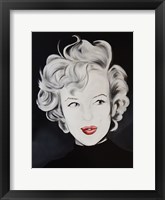 Framed Kissy Face Marilyn