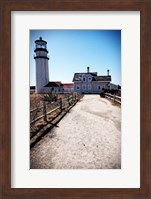 Framed Highland Lighthouse Cape Cod MA Portrait