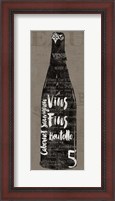 Framed Linen Wine II