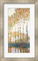 Framed Poplars on the Banks of the Epte, Autumn, 1891