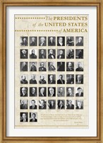 Framed U.S. Presidents