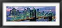 Framed NYC Brooklyn Bridge