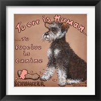 Framed To Forgive Is Canine
